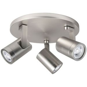 Highlight halo spot plafondlamp gu10 25 x 25 x 11,5cm nikkel