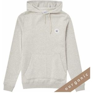 Woodbird - Our Shaxy Patch - Hoodie - Snow Melange - 100% Katoen