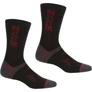 Regatta Unisex wollen sokken voor wandelschoenen volwassenen (pak van 2)