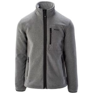 Hi-Tec - Vest - Zwart - 100% Polyester - Lange Mouwen