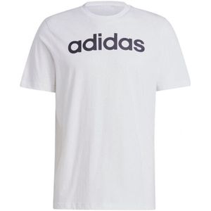 Adidas - Essentials Linear - T-shirt - Katoen - Geborduurd Logo