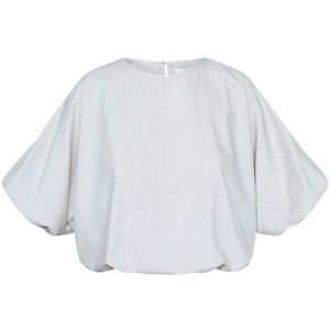 Sisters Point - 18959 GUFO-TOP - Top - Licht beige - Korte Mouw