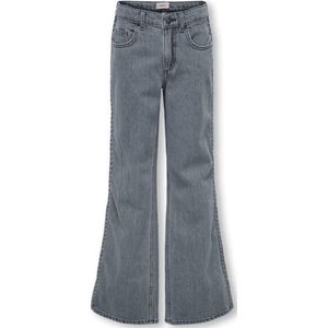 Only - Kogjuicy Braid Wide Leg - Jeans - Grijs - Denim