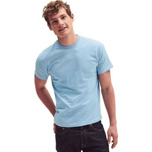 Fruit Of The Loom - Crew Neck - T-shirt - Zeeblauw - 5 Pack