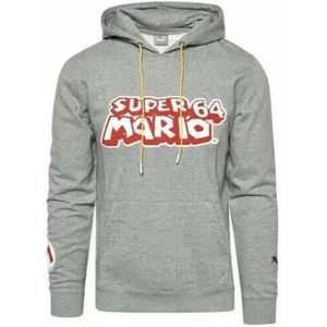 Puma - x Super Mario - Pullover - Grijs - Lange Mouw - Heren Hoodie