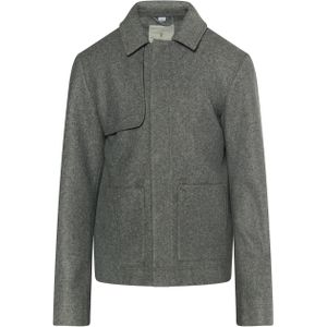 DreiMaster - Klassik - Overgangsjack - Grijs Melange - Tussenjas in Wollook