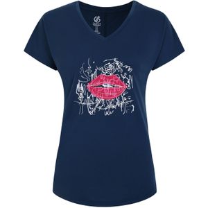 Dare2b - Kalm Lippen T-shirt - Roos - Korte Mouwen - Antibacterieel