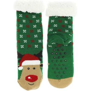 Unique Living - Kerstsok Reindeer Dessin 1 Maat 36-38 -