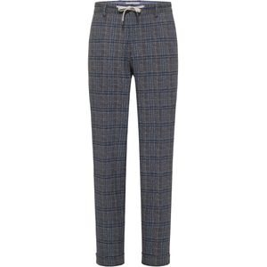 Blue Industry Chino, grijs navy geruite broek