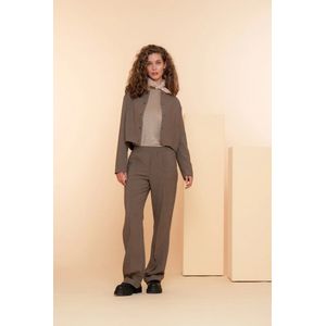 Geisha 41576-60 775 pants elastic waist taupe