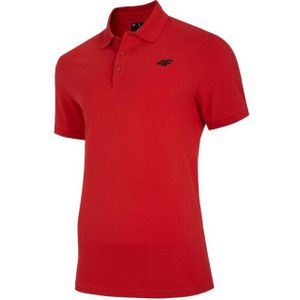 4F - Poloshirt - Gebroken Wit - Katoen, Elastane, Polyester