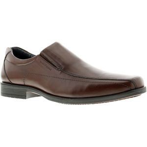 Hush Puppies - Brody - Slip-on Schoen - Bruin - Leren
