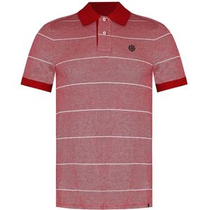 Nike - Korte Mouw Poloshirt - Rood/Wit - Heren