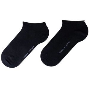 Tommy Hilfiger Dames enkel sokken met geborduurd logo (set van 2)