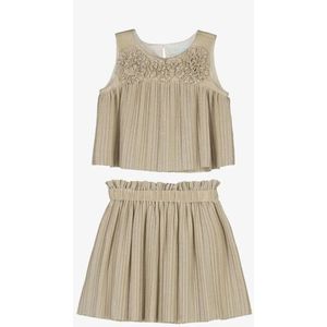 Abel & Lula - Pleated Set - Rok - Golden