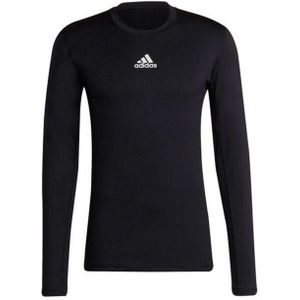Adidas - Tech-Fit - T-shirt - Primegroen - Met Lange Mouwen