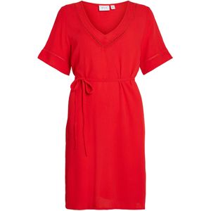 Vila Vimesa detail v-neck s/s dress/su -