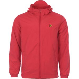 Lyle & Scott - Nylon Jack - Gala Red - Met Capuchon en Ritssluiting