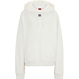 HUGO - Delfinia - Hoodie - Naturel - Katoen-terry