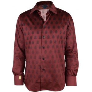 Billionaire - LS Milano - All-over Shirt - Bordeaux