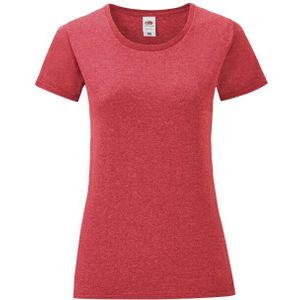 Fruit of the Loom - Iconic Heather T-shirt - Dames