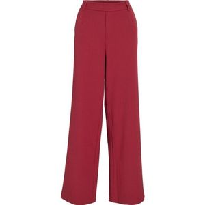 Vila - Vivarone hw wide pant noos - Rode Lange Broek