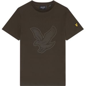 Lyle And Scott - Juniors Graphic Eagle - T-shirt - Olijfkleur