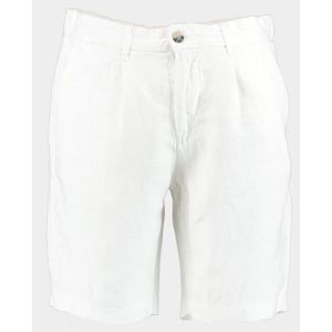 Blue Coast Korte broek 100% linnen 502/0000 blanco