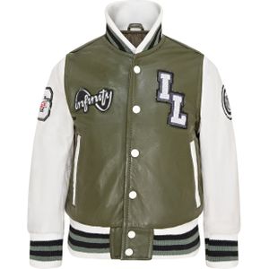 Letterman - Leren Varsity College Bomberjack - Unisex - Kinderen
