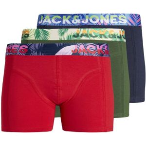 Jack & Jones Heren trunks boxershorts jacpaw 3-pack effen