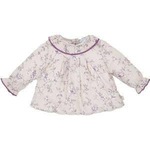 Blouse met lange mouwen en ronde hals 3745W17 meisje