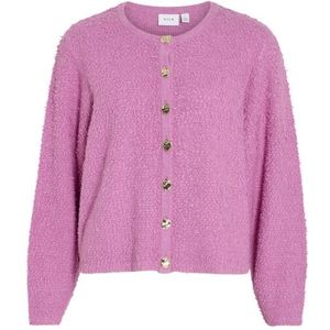 Vila - Vipaza O-neck Knit - Cardigan - Opera Mauve