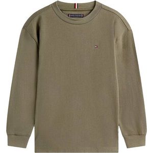 Tommy Hilfiger - ESSENTIAL T-SHIRT LS - Donker Groen - T-shirt