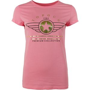 TOP GUN - TG20193050 - T-shirt - Goud - Pink - Zwart