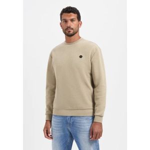 Ronde Hals Reliëfsweater
