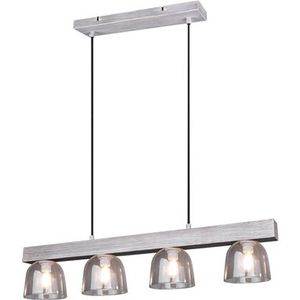 Reality Moderne hanglamp karina aluminium grijs