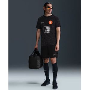 NIKE - KNVB M NK DF ACDPR SS TOP PM - Trainingshirt Replica Voetbal - Zwart - Wit