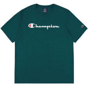 Champion - Herenshirt - Korte Mouwen - Effen - 100% Katoen - Crew Neck
