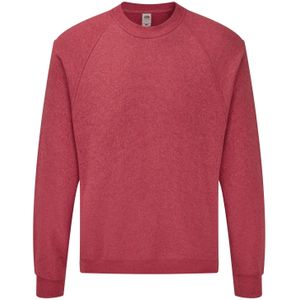 Fruit of the Loom - Klassiek Raglan Sweatshirt - Uniseks - Kleur - Materiaal