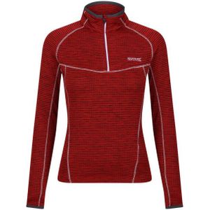 Regatta - Yonder Fleece Top - Rumba-Rood - 96% Polyester, 4% Elastaan