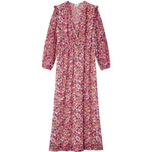 Grace & Mila Rode bloemenprint maxi