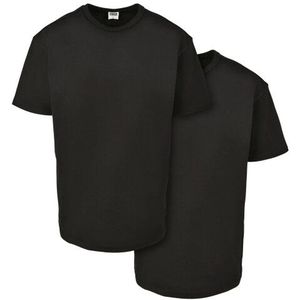 Urban Classics Heren basis organisch katoenen t-shirt (set van 2)
