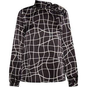 DreiMaster - Bloes - Zwart en Wit - Lange Mouwen
