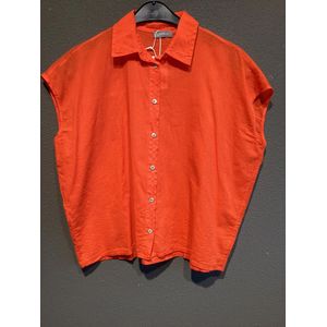 Geisha 43340-70 220 blouse with knot coral
