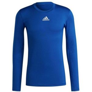 Adidas - Tech-Fit - T-shirt - Primegroen - Met Lange Mouwen