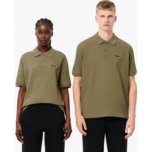 Lacoste - L.12.12 Piqué Badge Poloshirt - Khaki - Heren