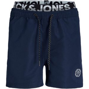 Jack & Jones Plus size zwemshorts heren jpstfiji dubbele waistband navy