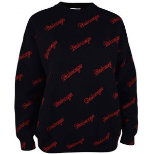 Balenciaga - Trui - Zwart - Turtleneck - Lange Mouwen - Geribbelde Manchetten