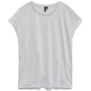 Vero Moda - Vmsarah Ava Ss Top - T-shirt - Lichtgrijs