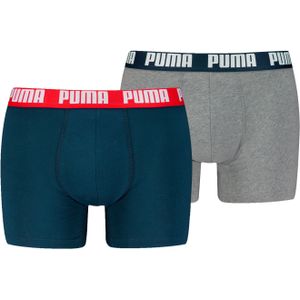 Puma Basic boxer 2-pack 701226387 navy / grey melange